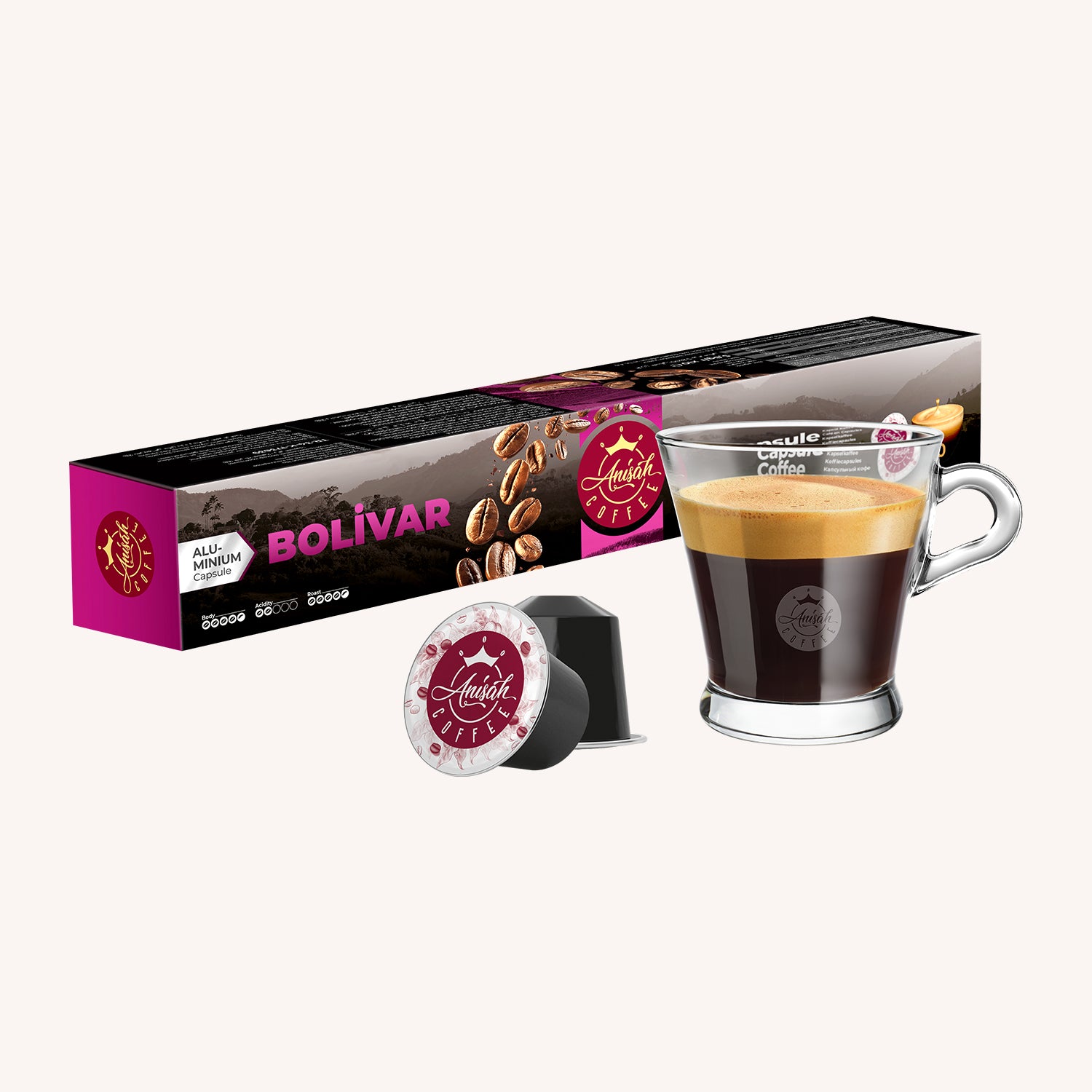 Bolivar, Nespresso Uyumlu 10'lu Alüminyum Kapsül Kahve